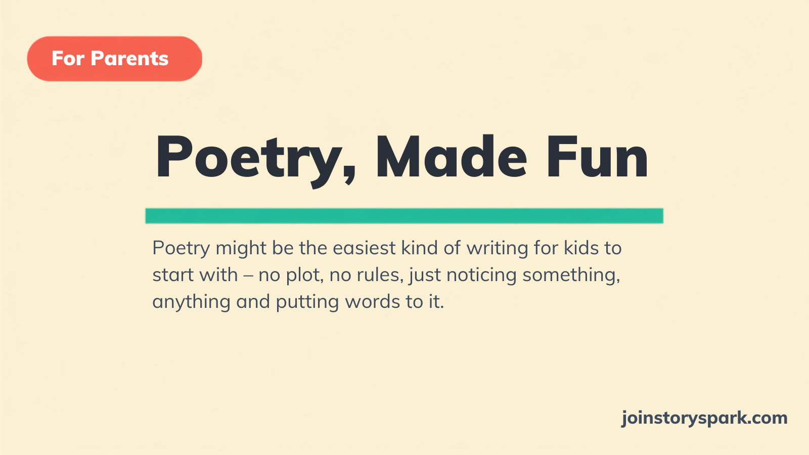 Poetry Writing for Kids: How to Make It Fun Instead of Intimidating