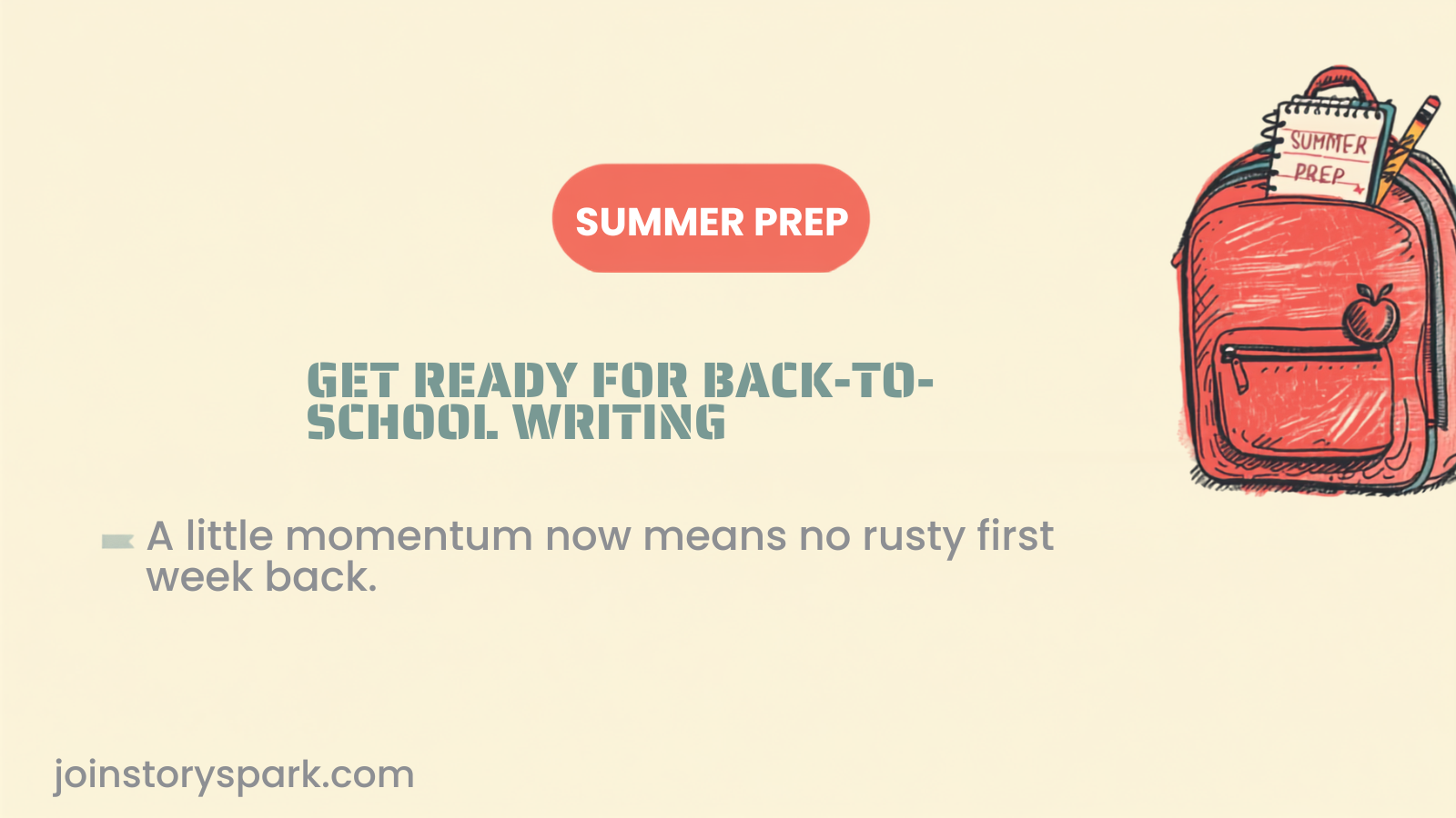 Back-to-School Writing Prep: How to Get Your Kid Ready Before Fall Hits