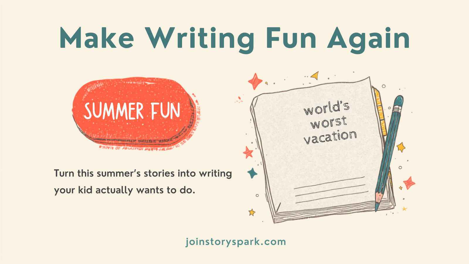 How to Get Your Kid Excited About Writing Again Before School Starts