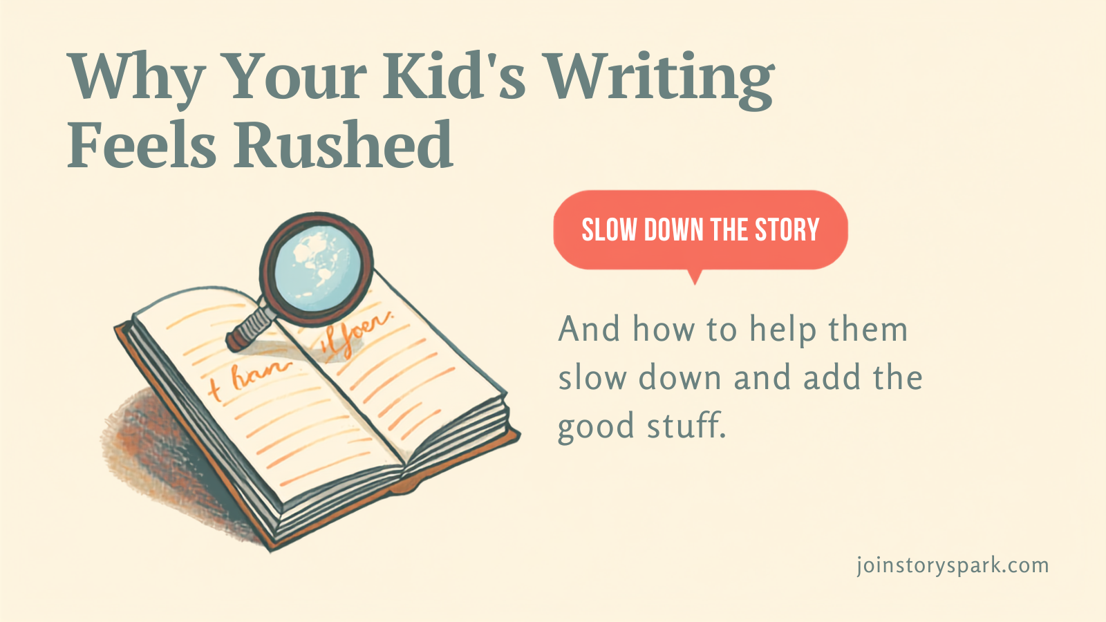 Why Your Kid's Writing Feels Rushed (And How to Help Them Slow Down)
