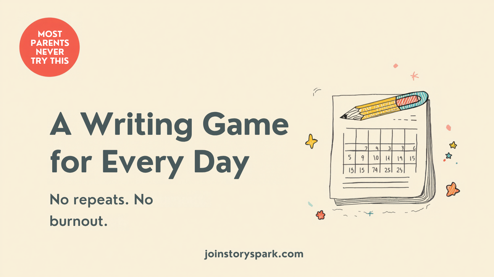 The 7-Day Writing Game Plan Most Parents Never Try (One Game a Day)